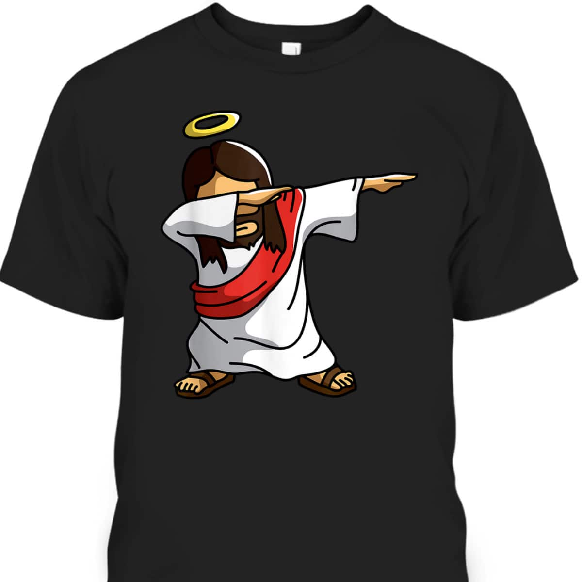 Dabbing Jesus Dancing T-Shirt Funny Christian Gift