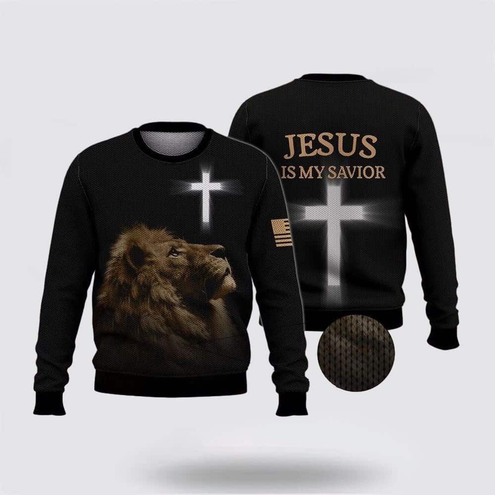 Jesus Is My Savior Ugly Christmas Ugly Christmas Sweater Gifts For Christians