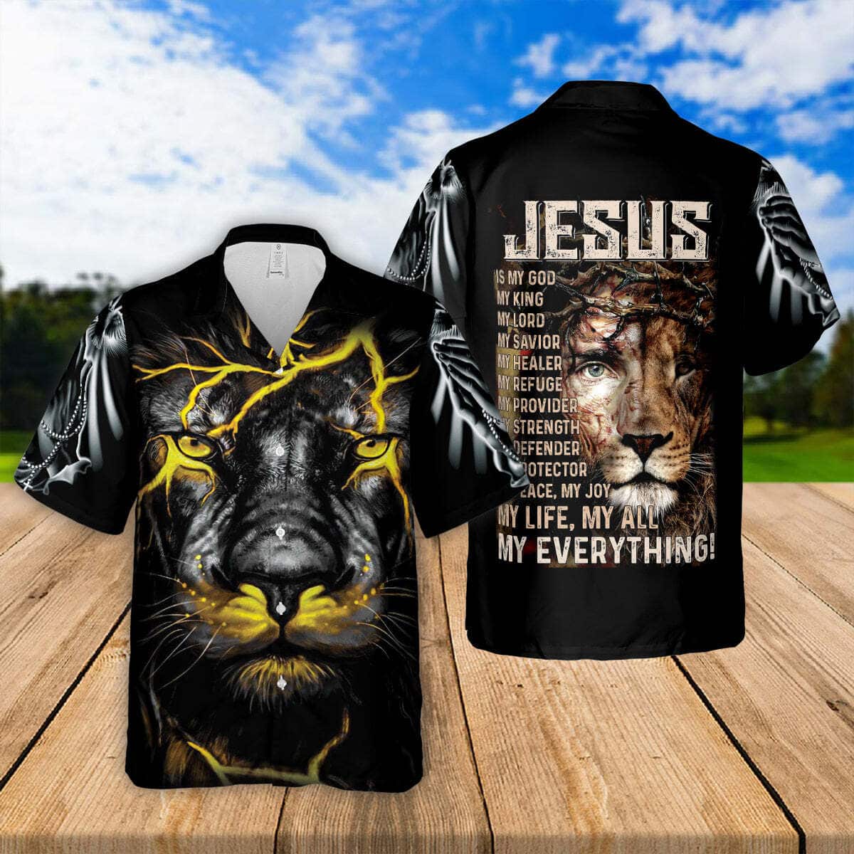 Jesus Is My God My Everything Religious Christian Hawaiian Shirt