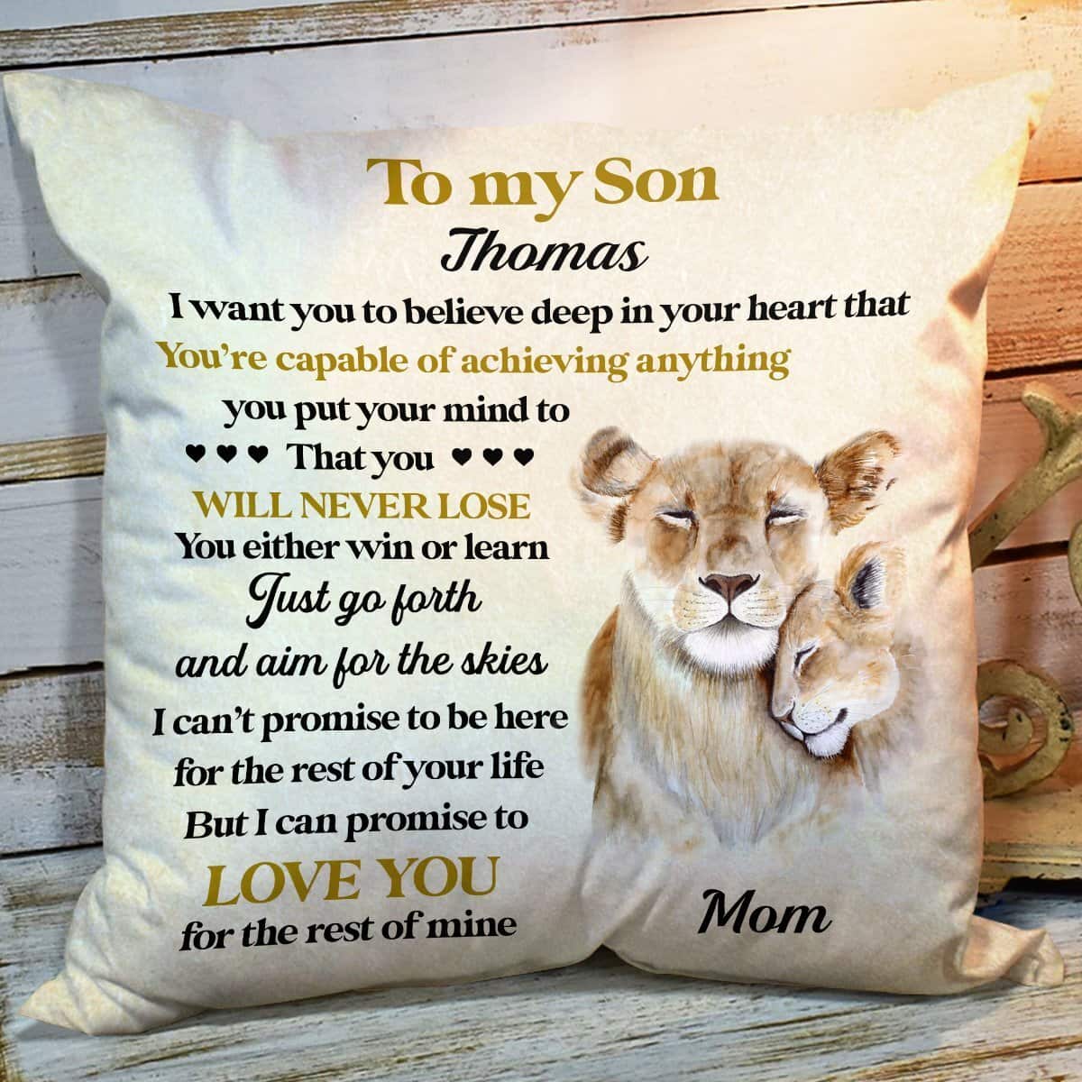 Bible Verse Youre Capable Of Achieving Anything You Put Beautiful For Children Pillow