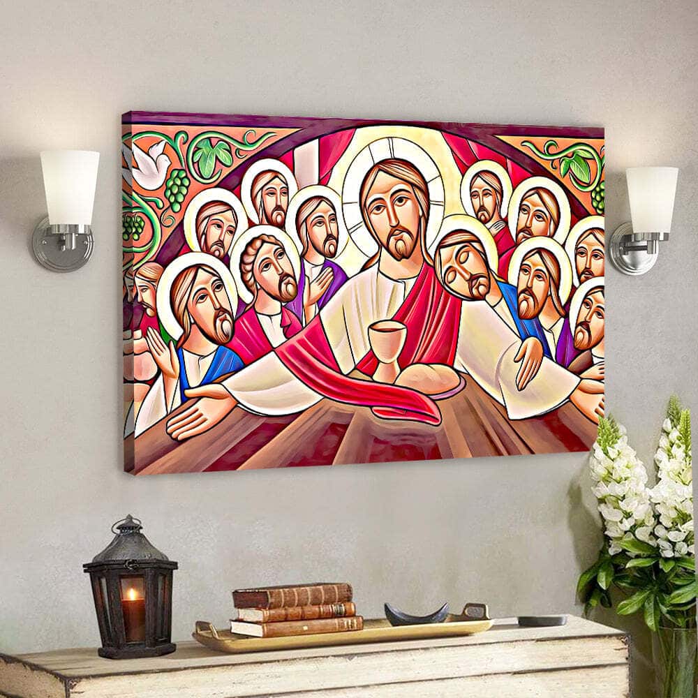 Jesus Christian Religious Canvas Wall Art Faith Gift