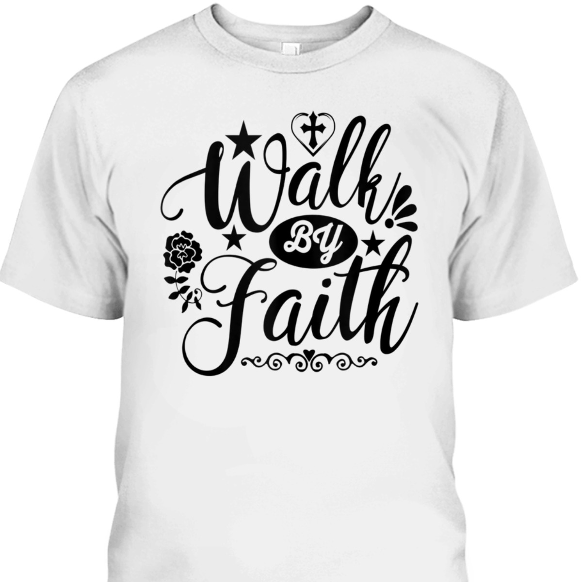 Wall By Faith T-Shirt Best Gift For Believers