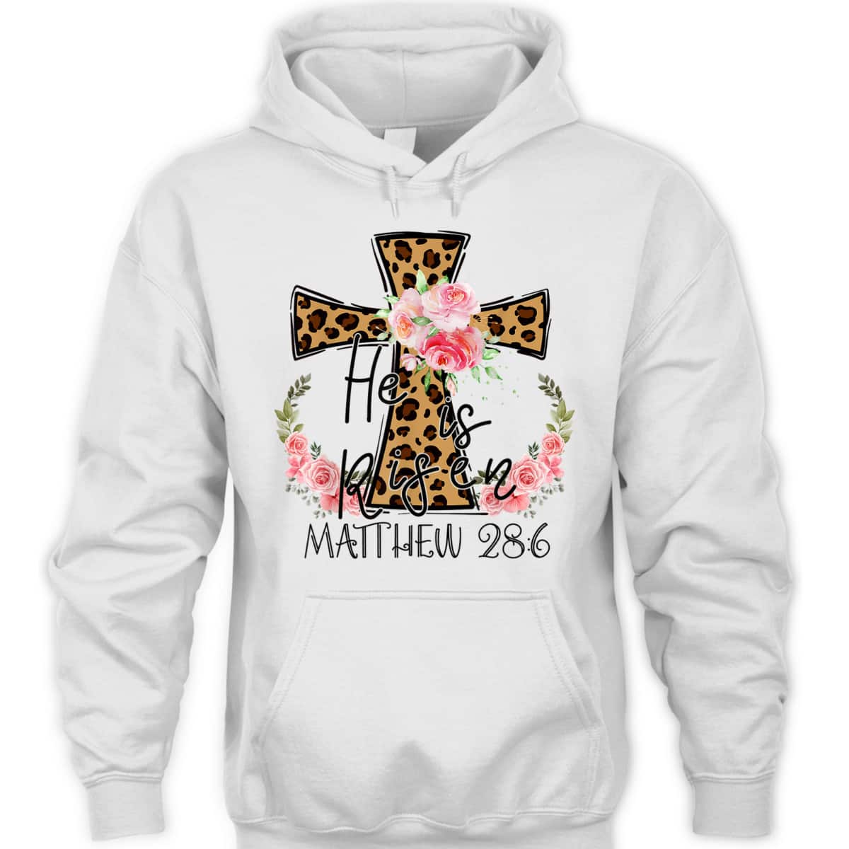 He Is Risen Jesus Christian Happy Easter Floral Leopart Matthew 28:6 T-Shirt He Is Risen Jesus Christian Happy Easter Floral Leopart Matthew 28:6 T-Shirt