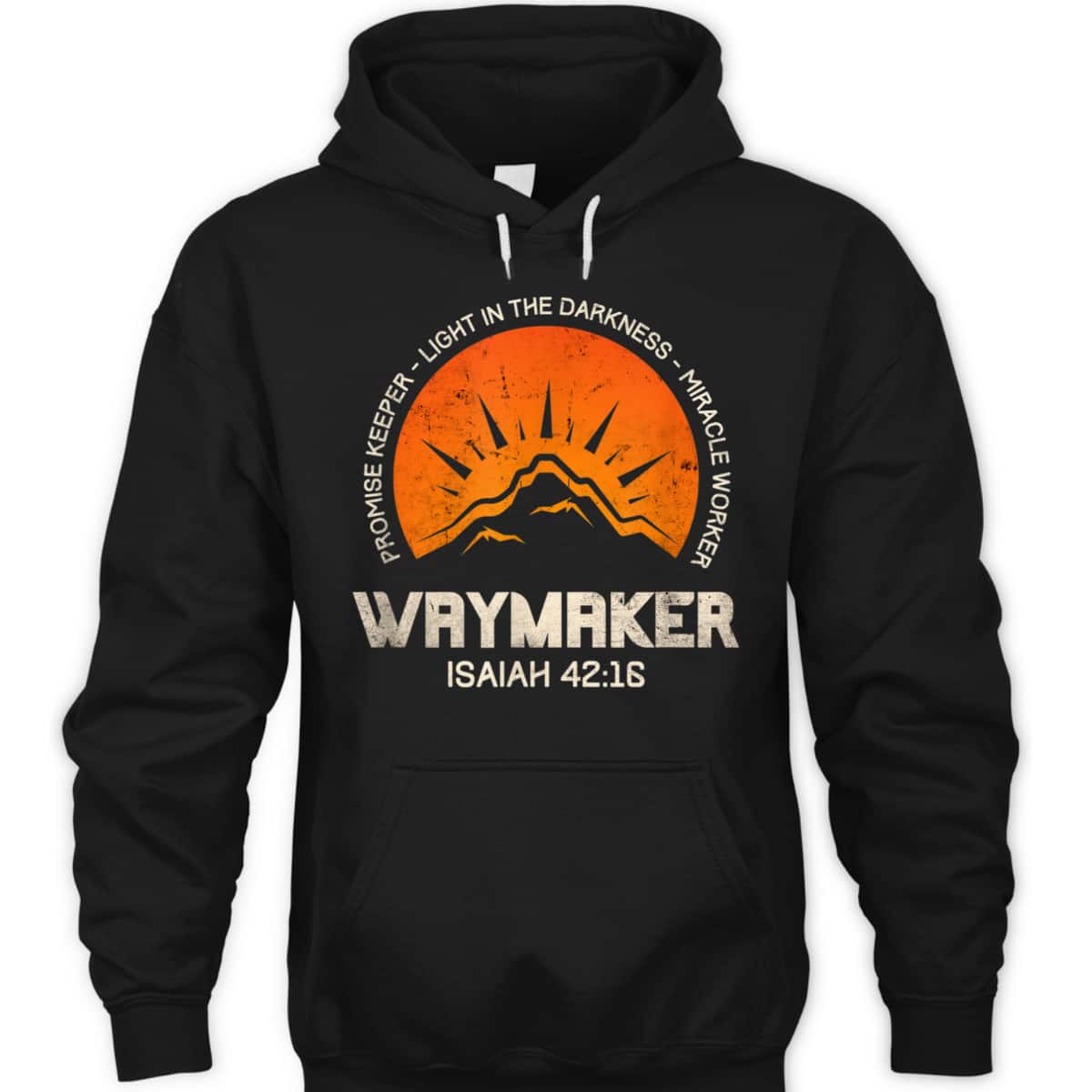 Retro Waymaker Promise Keeper Miracle Worker Christian Isaiah 42:16 T-Shirt Retro Waymaker Promise Keeper Miracle Worker Christian Isaiah 42:16 T-Shirt