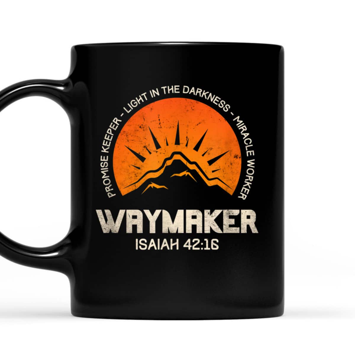 Retro Waymaker Promise Keeper Miracle Worker Christian Isaiah 42:16 T-Shirt Retro Waymaker Promise Keeper Miracle Worker Christian Isaiah 42:16 T-Shirt