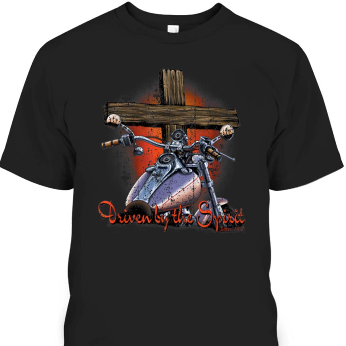 Driven By The Spirit Cool Vintage Christian Biker T-Shirt Driven By The Spirit Cool Vintage Christian Biker T-Shirt