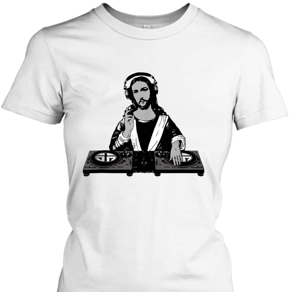 DJ Jesus Funny Christian T-Shirt Unique Gift For Jesus Lovers DJ Jesus Funny Christian T-Shirt Unique Gift For Jesus Lovers