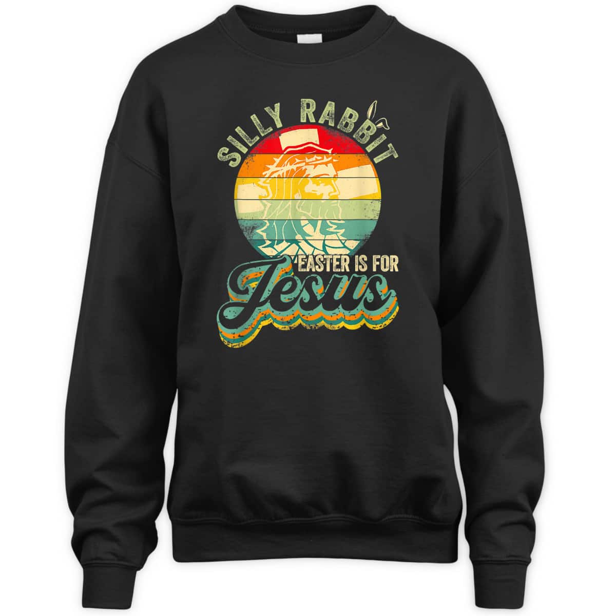 Retro Silly Rabbit Easter Is For Jesus T-Shirt Christian Religion Gift Retro Silly Rabbit Easter Is For Jesus T-Shirt Christian Religion Gift