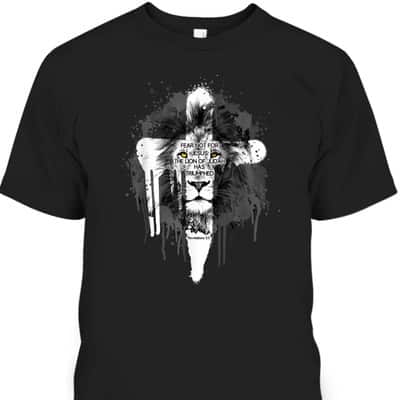 Awesome Christian T-Shirt The Lion Of Judah Has Triumphed