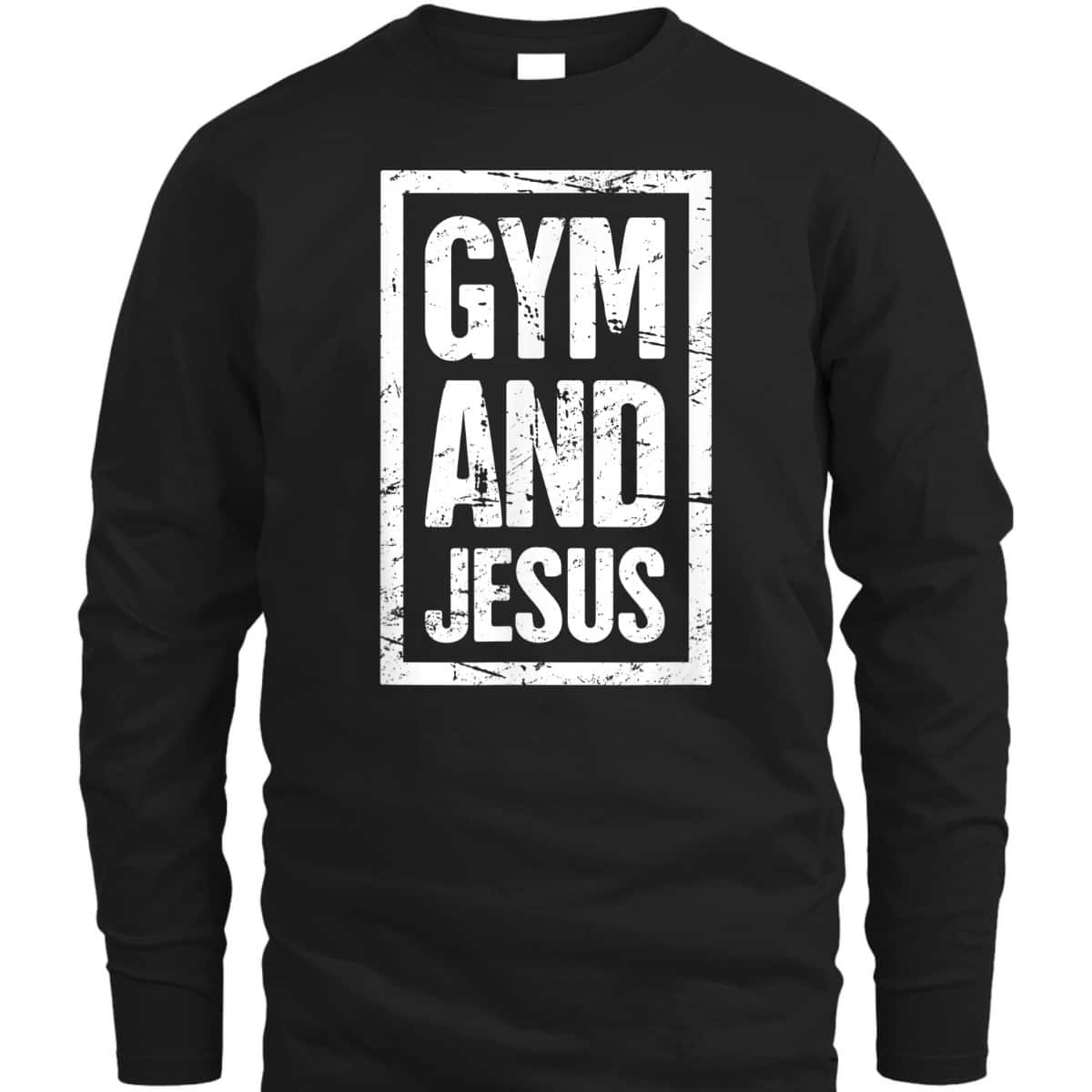 Gym And Jesus T-Shirt Christian Workout Gymer Gift Gym And Jesus T-Shirt Christian Workout Gymer Gift