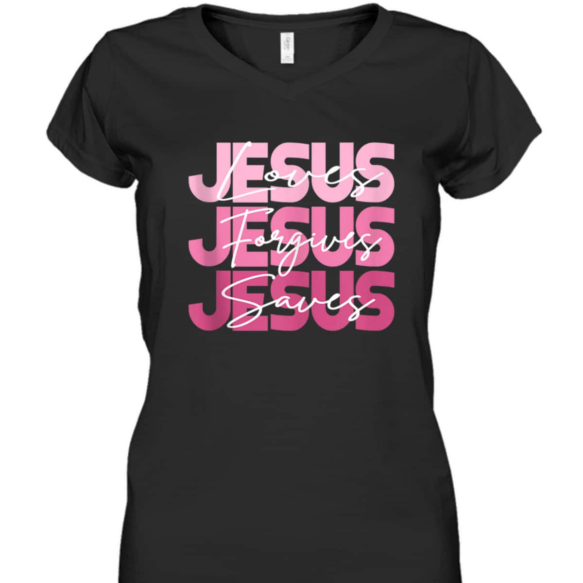 Jesus Loves Jesus Forgives Jesus Saves Religion T-Shirt Jesus Loves Jesus Forgives Jesus Saves Religion T-Shirt