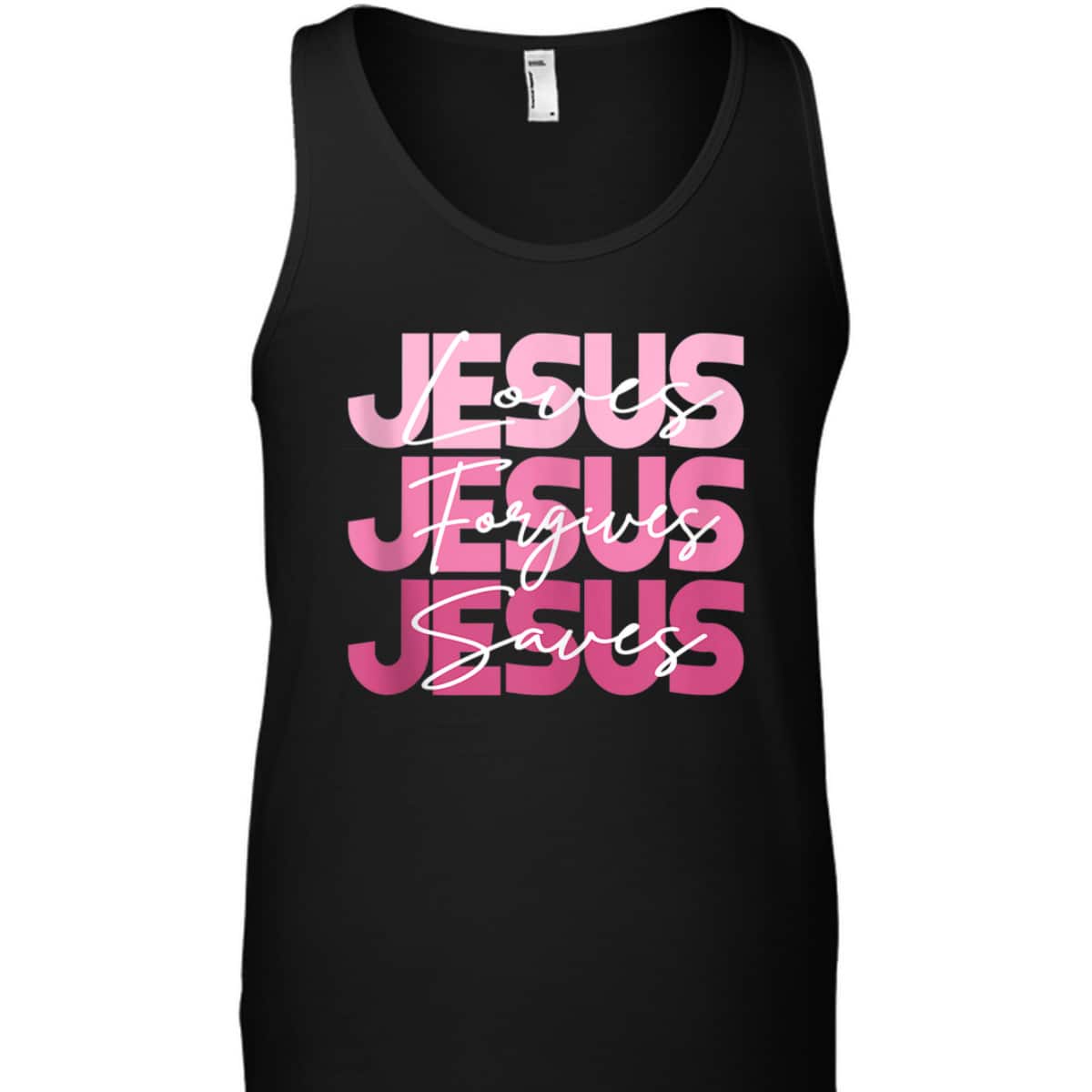 Jesus Loves Jesus Forgives Jesus Saves Religion T-Shirt Jesus Loves Jesus Forgives Jesus Saves Religion T-Shirt