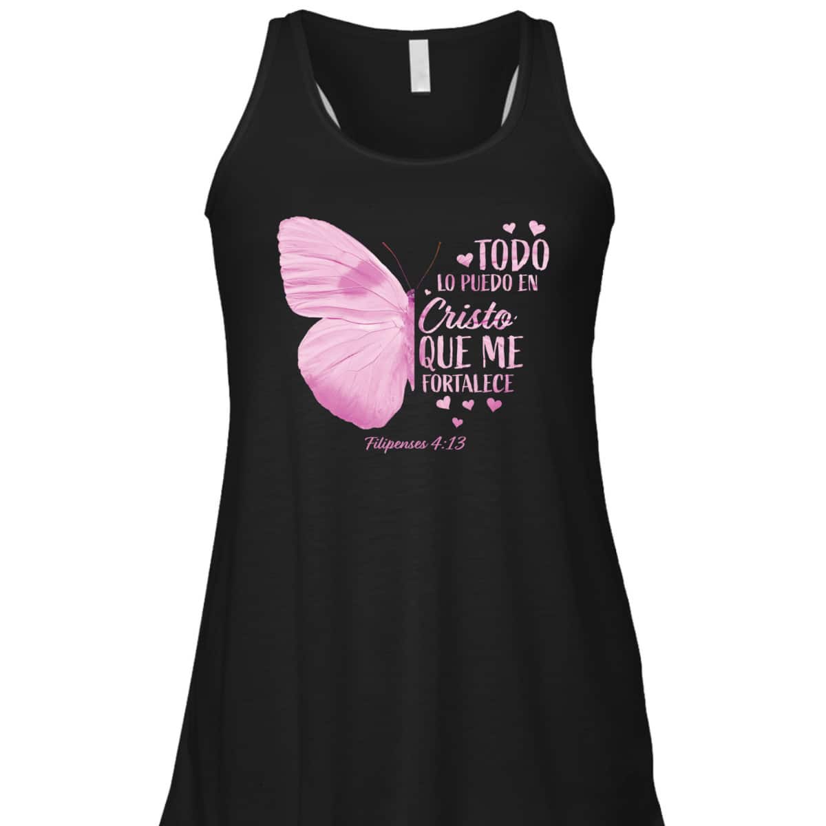 Christian Spanish Bible Verse Religious T-Shirt Filipenses 4:13 Christian Spanish Bible Verse Religious T-Shirt Filipenses 4:13