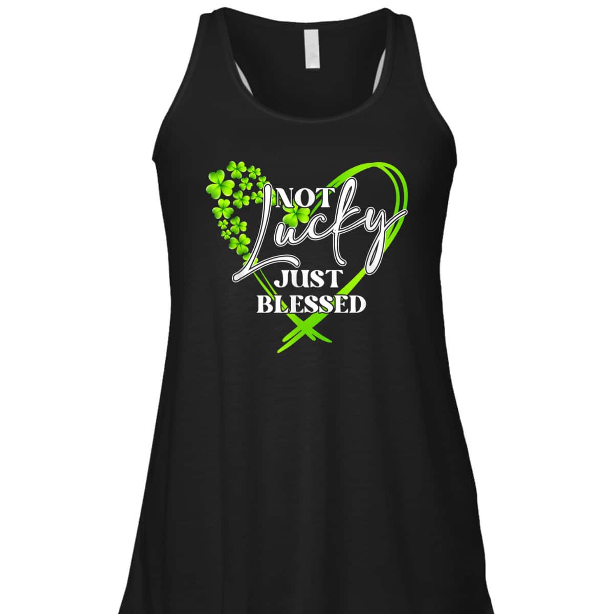 Romans 4:7-8 T-Shirt Not Lucky Just Blessed Heart Shamrock Christian St Patrick's Day Gift Romans 4:7-8 T-Shirt Not Lucky Just Blessed Heart Shamrock Christian St Patrick's Day Gift