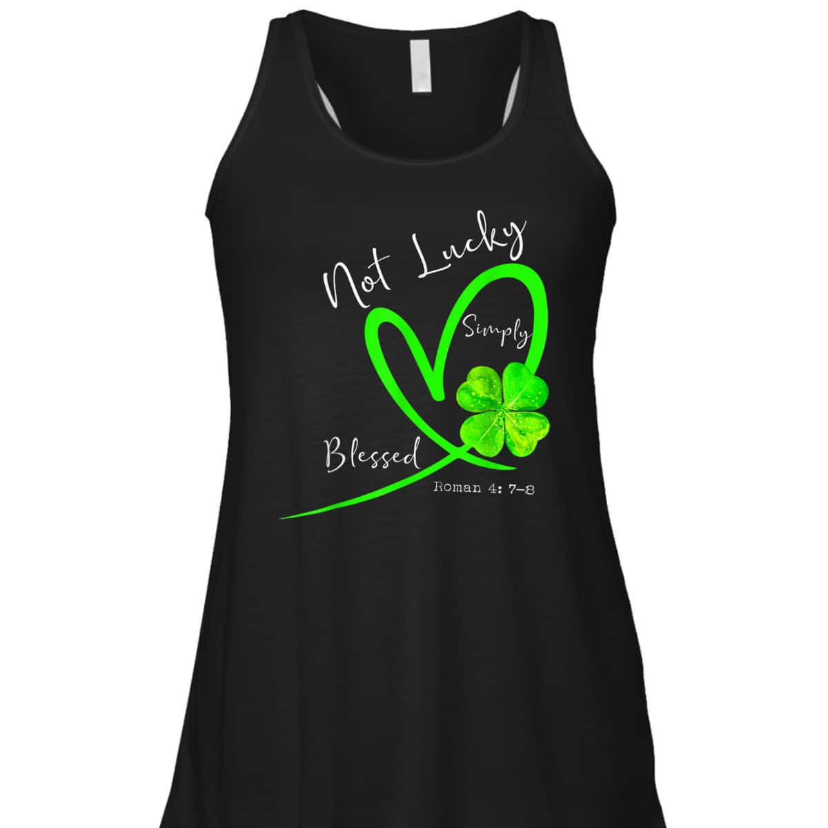 Not Lucky Simply Blessed Christian Shamrock T-Shirt St Patricks Day Gift Not Lucky Simply Blessed Christian Shamrock T-Shirt St Patricks Day Gift