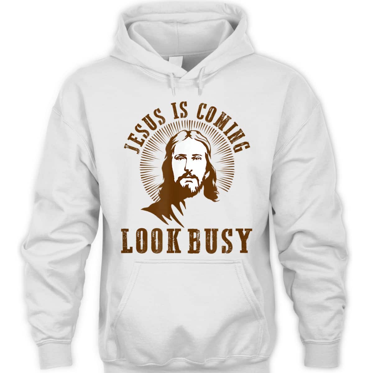 Jesus Is Coming Look Busy Funny Christian Religious T-Shirt Jesus Is Coming Look Busy Funny Christian Religious T-Shirt