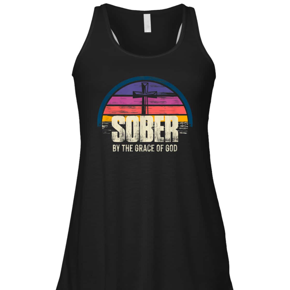 Sober By The Grace Of God T-Shirt Christian Religious Gift