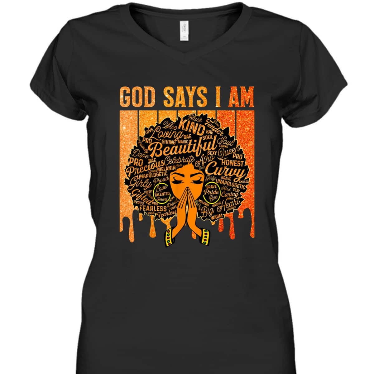 Black History Month Juneteenth God Says I Am T-Shirt Black History Month Juneteenth God Says I Am T-Shirt