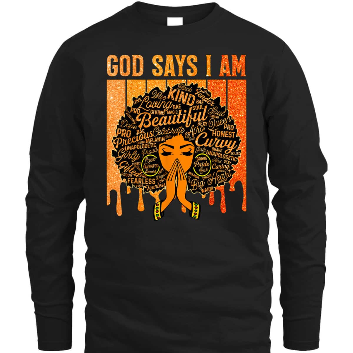 Black History Month Juneteenth God Says I Am T-Shirt Black History Month Juneteenth God Says I Am T-Shirt