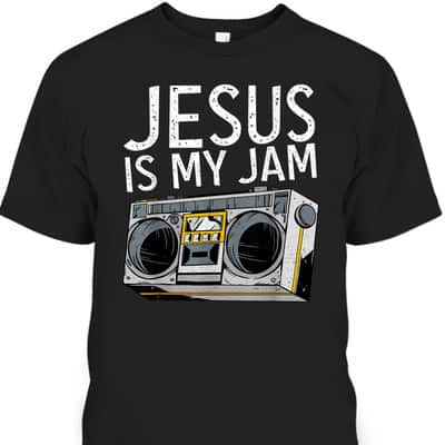 Jesus Is My Jam T-Shirt Funny Christian Religious Gift
