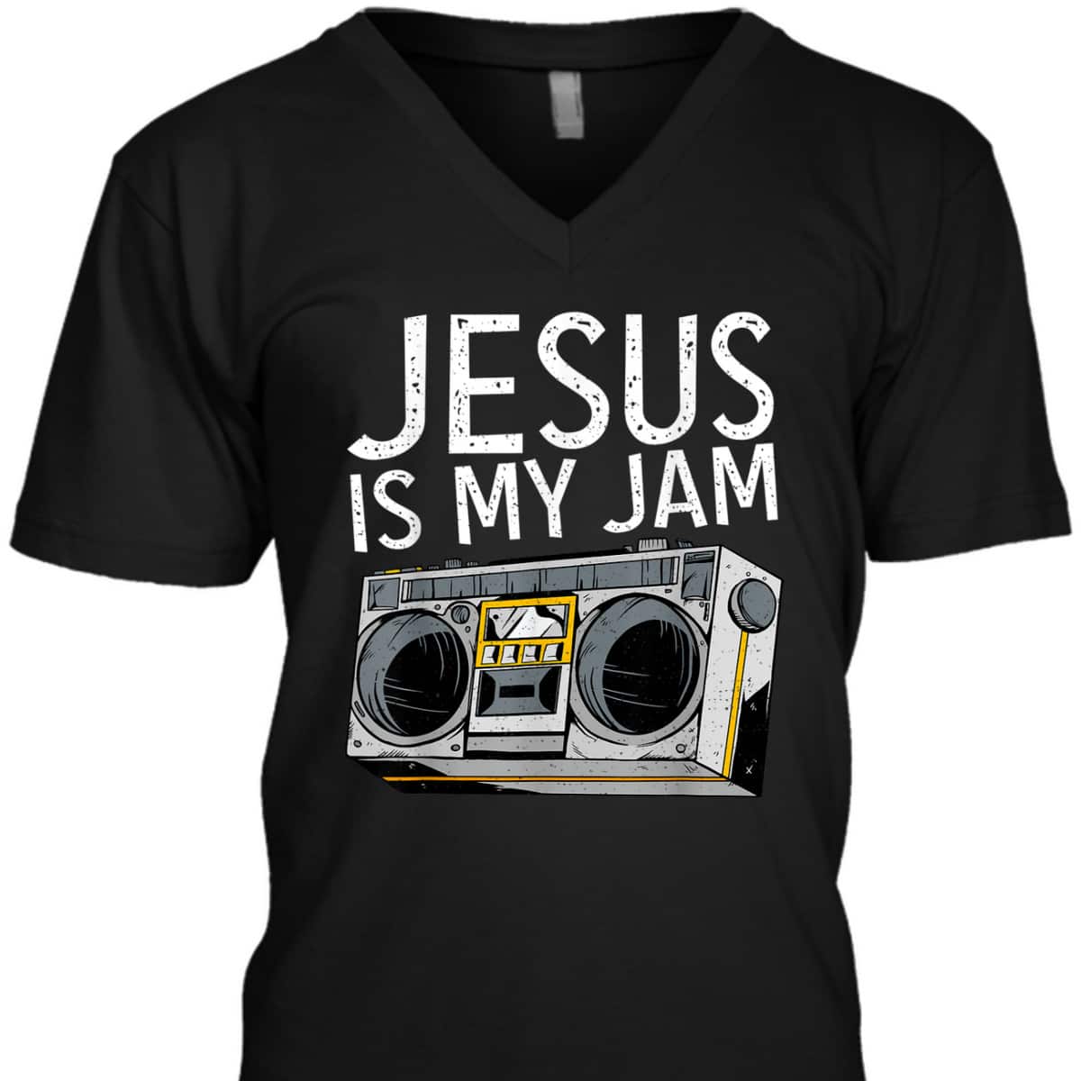 Jesus Is My Jam T-Shirt Funny Christian Religious Gift Jesus Is My Jam T-Shirt Funny Christian Religious Gift