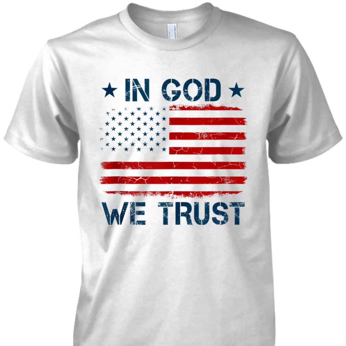 Vintage US American Flag In God We Trust T-Shirt Vintage US American Flag In God We Trust T-Shirt