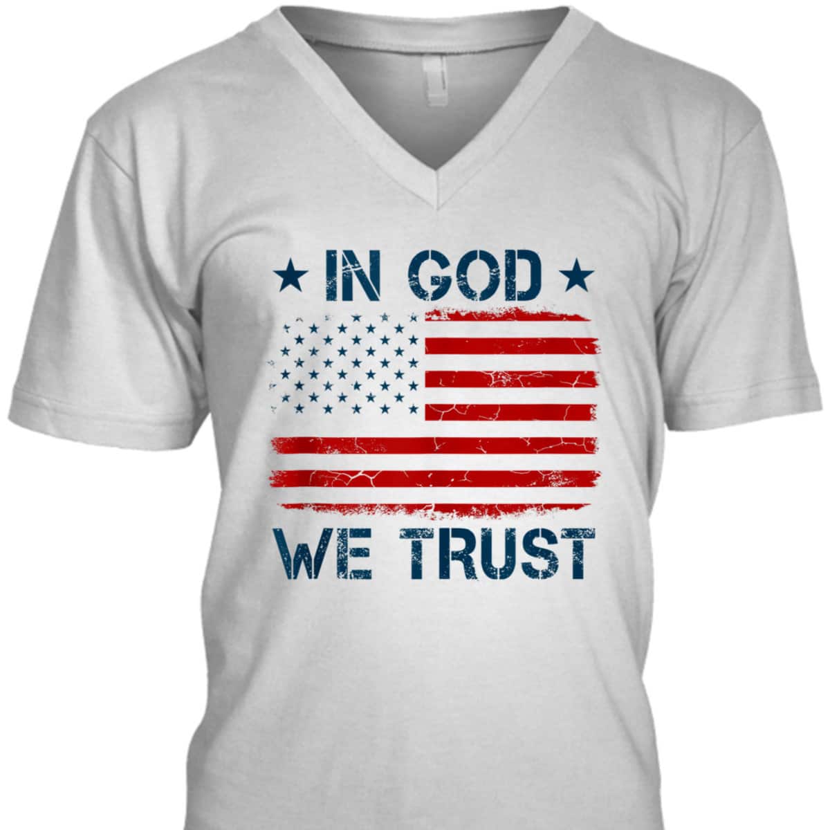 Vintage US American Flag In God We Trust T-Shirt Vintage US American Flag In God We Trust T-Shirt