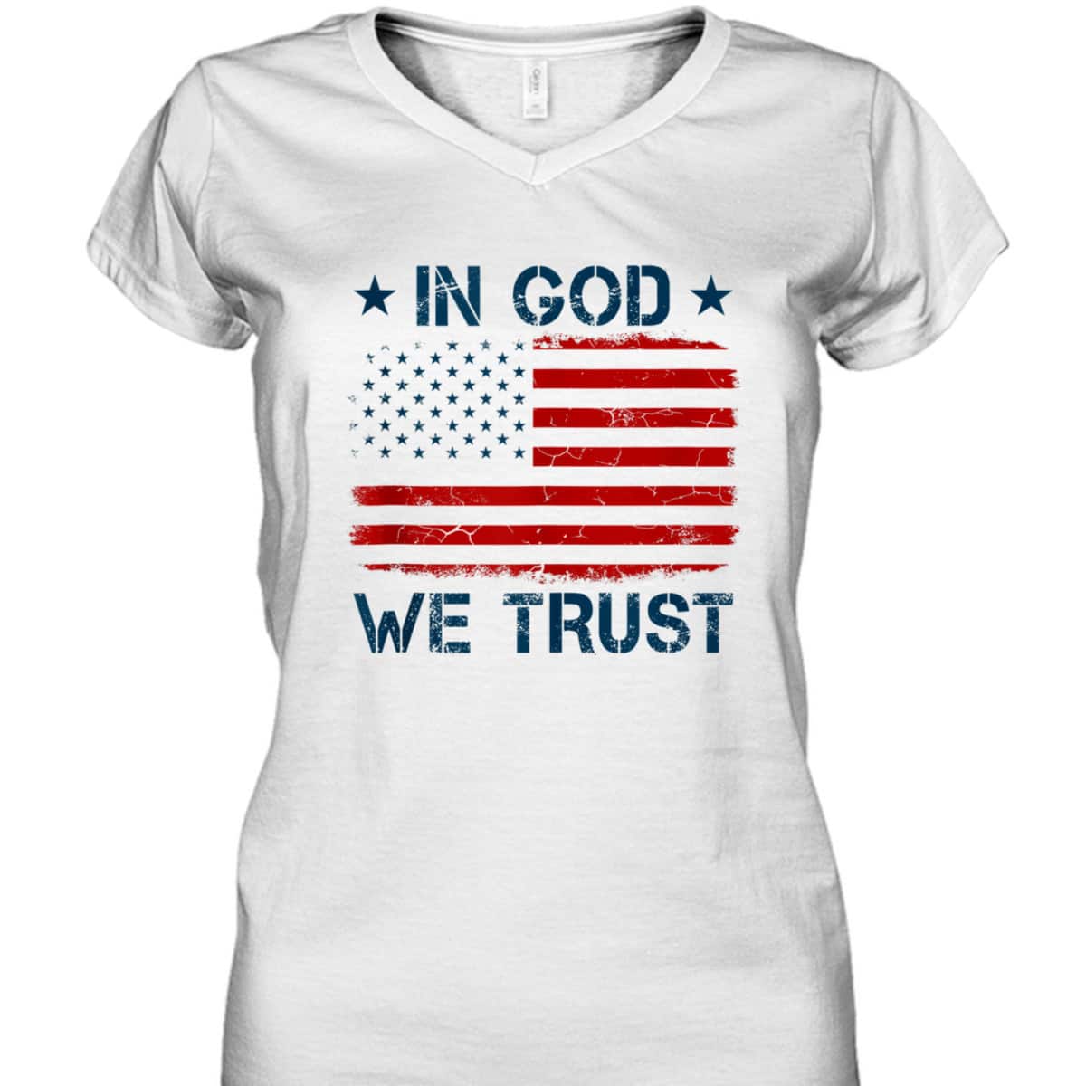 Vintage US American Flag In God We Trust T-Shirt Vintage US American Flag In God We Trust T-Shirt
