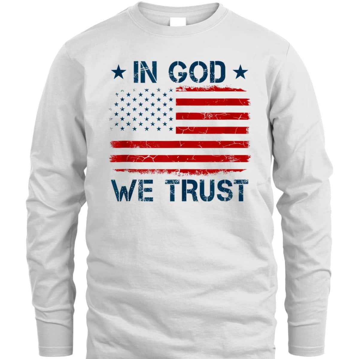 Vintage US American Flag In God We Trust T-Shirt Vintage US American Flag In God We Trust T-Shirt