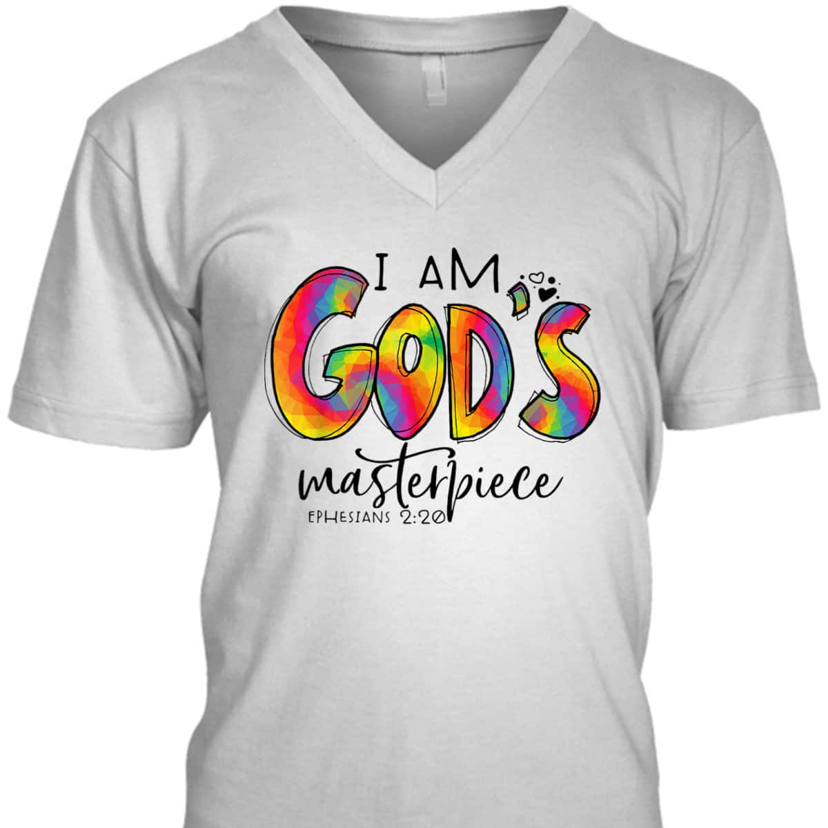 I’m God's Masterpiece Ephesians 2:20 T-Shirt Bible Verse Christian Gift I’m God's Masterpiece Ephesians 2:20 T-Shirt Bible Verse Christian Gift