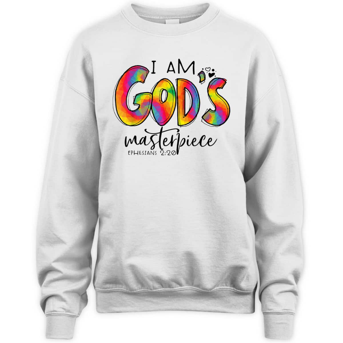 I&rsquo;m God's Masterpiece Ephesians 2:20 T-Shirt Bible Verse Christian Gift