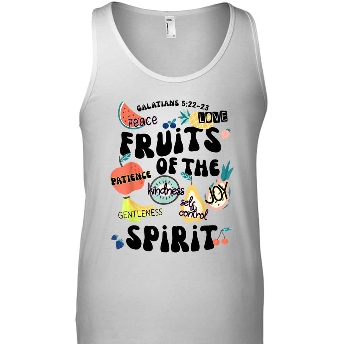 Fruits Of The Spirit Galatians 5:22-23 Bible Verse T-Shirt Gift