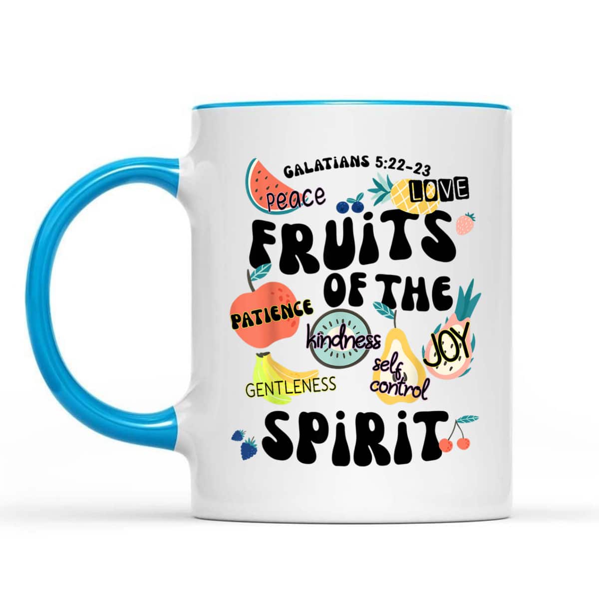 Fruits Of The Spirit Galatians 5:22-23 Bible Verse T-Shirt Gift