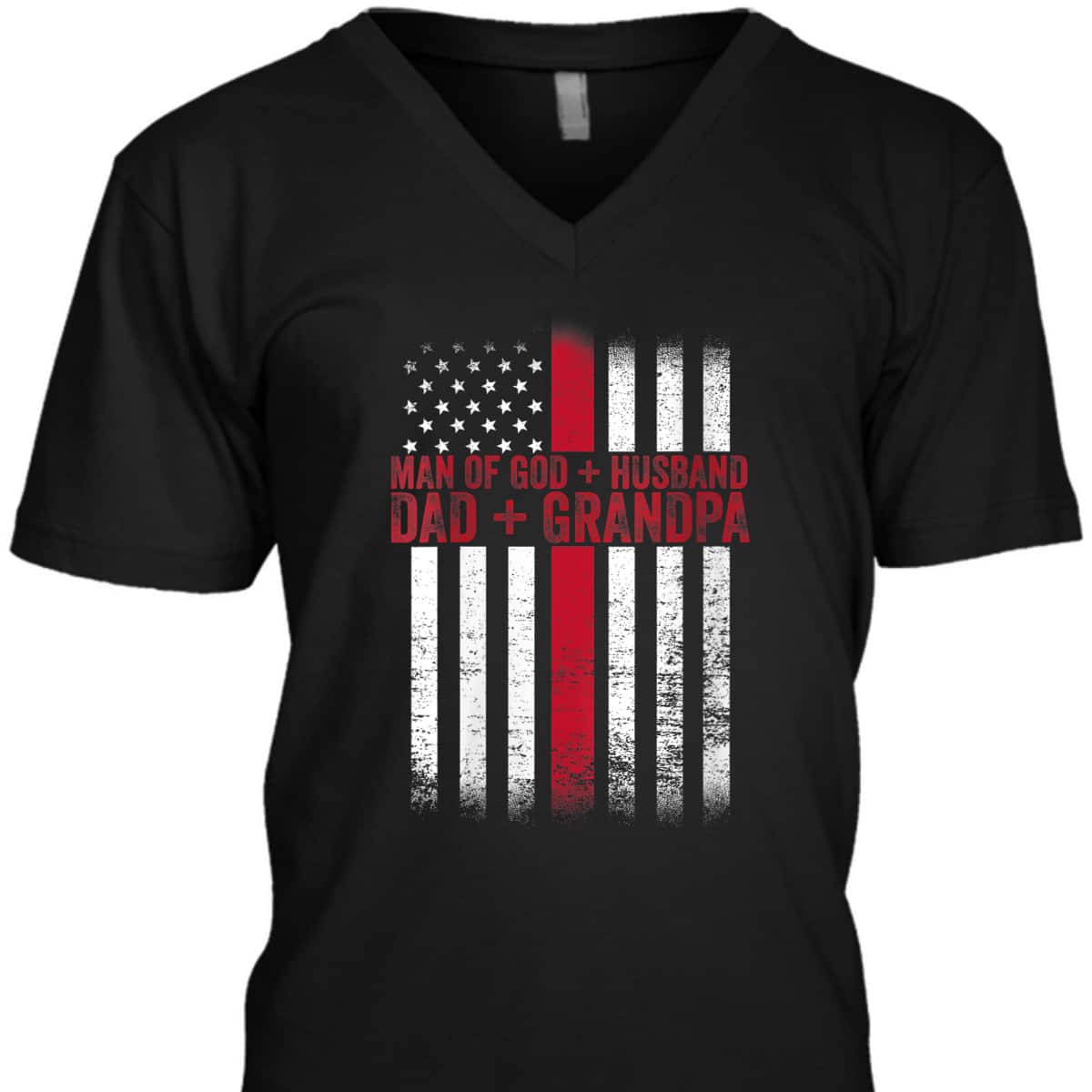 Man Of God T-Shirt Husband Daddy Grandpa US Flag Christian Fathers Day Gift Man Of God T-Shirt Husband Daddy Grandpa US Flag Christian Fathers Day Gift