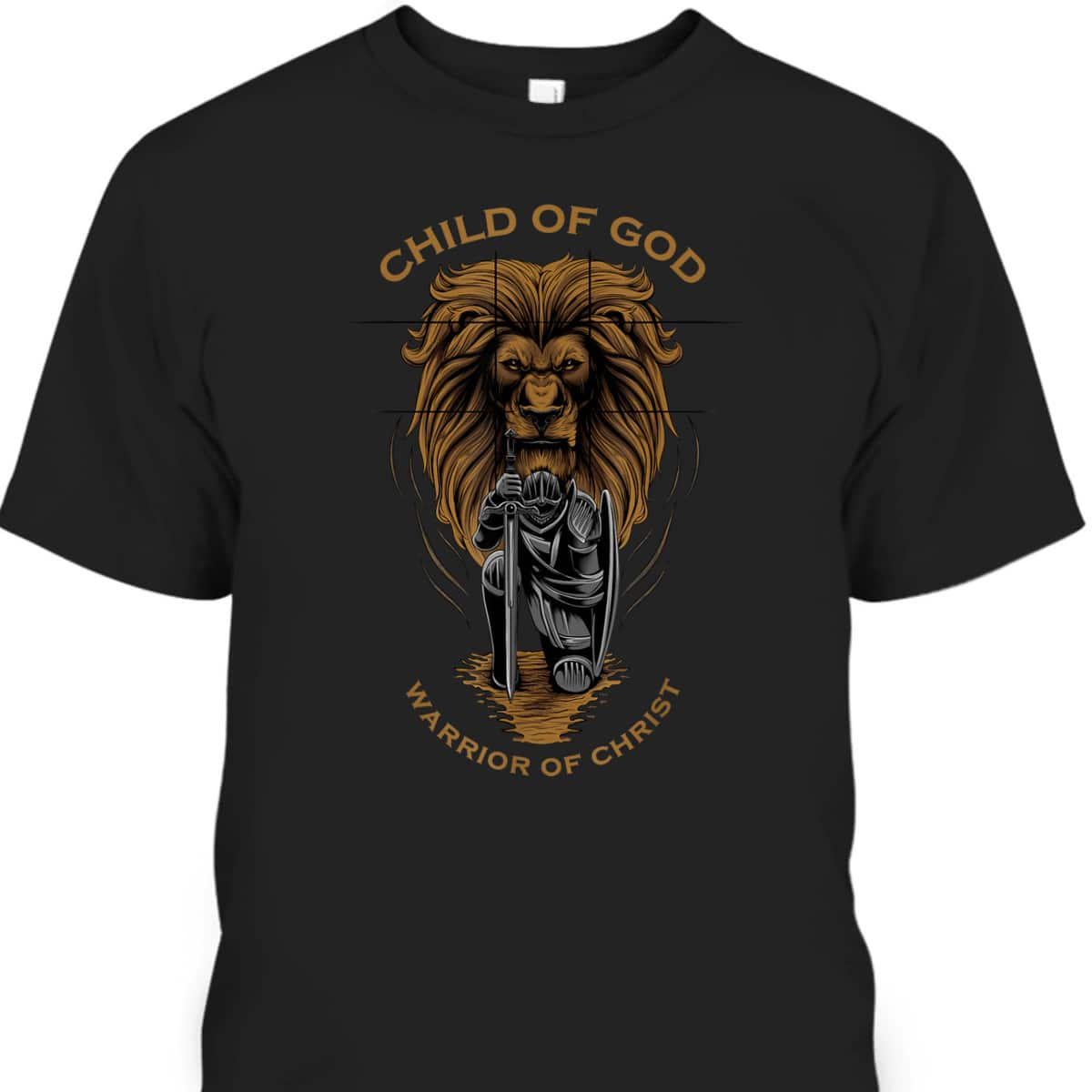 Child Of God Warrior Of Christ Armor Of God T-Shirt Jesus Christian Faith Gift