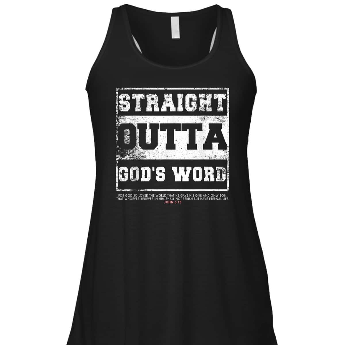 Straight Outta God's Word John 3:16 T-Shirt Bible Verse Religious Gift Straight Outta God's Word John 3:16 T-Shirt Bible Verse Religious Gift