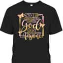 She Who Kneels Before God Can Stand Before Anyone T-Shirt Christian Bible Verse Gift She Who Kneels Before God Can Stand Before Anyone T-Shirt Christian Bible Verse Gift