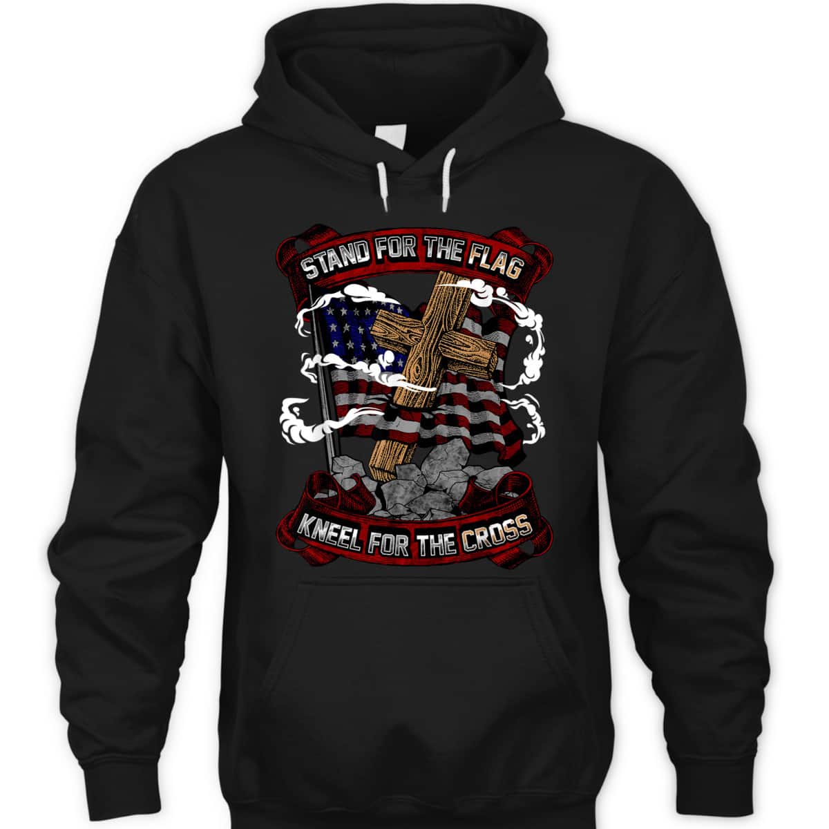 Stand For The Flag Kneel For The Cross Veterans Day T-Shirt Stand For The Flag Kneel For The Cross Veterans Day T-Shirt