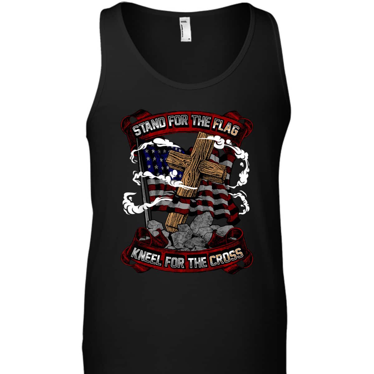 Stand For The Flag Kneel For The Cross Veterans Day T-Shirt Stand For The Flag Kneel For The Cross Veterans Day T-Shirt