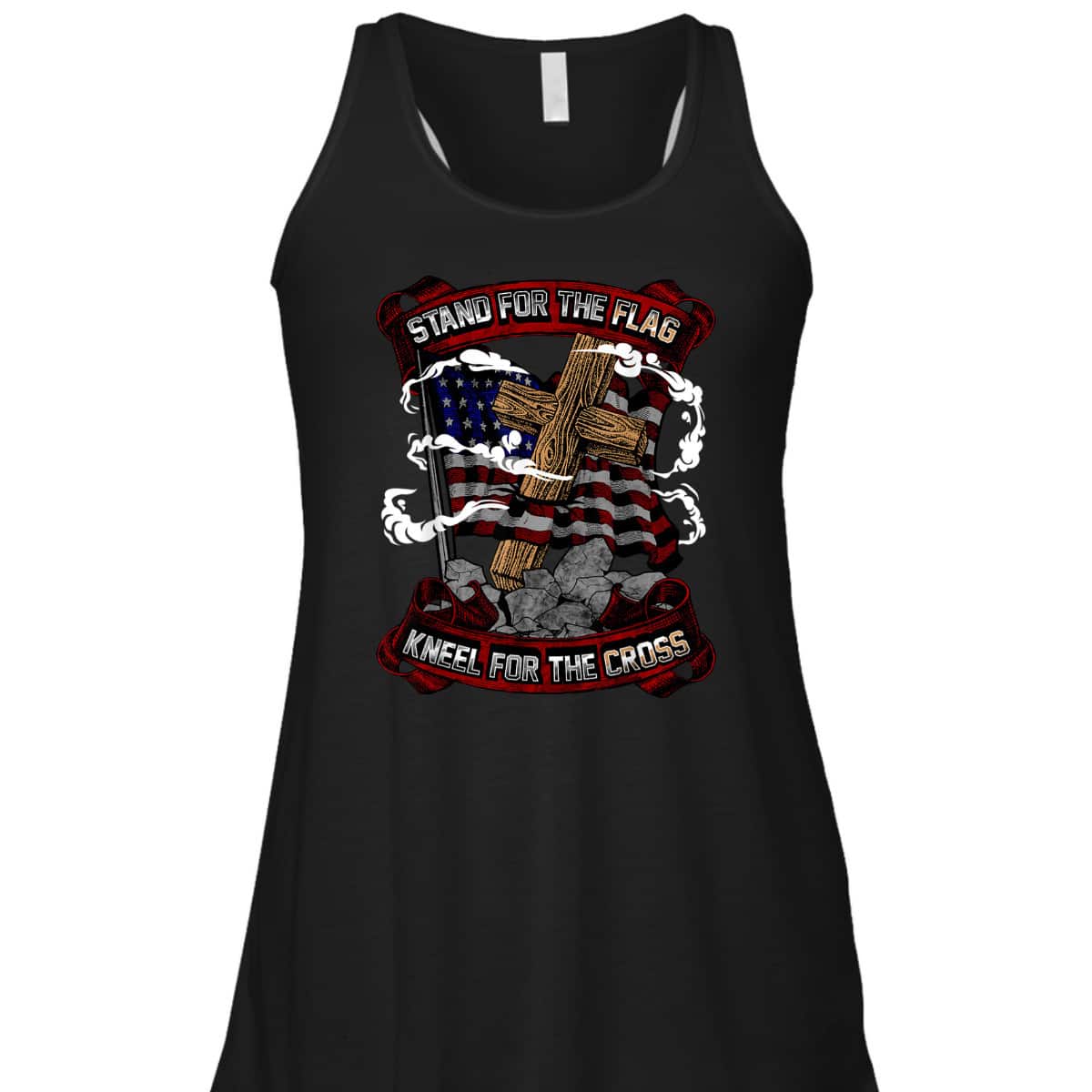 Stand For The Flag Kneel For The Cross Veterans Day T-Shirt Stand For The Flag Kneel For The Cross Veterans Day T-Shirt