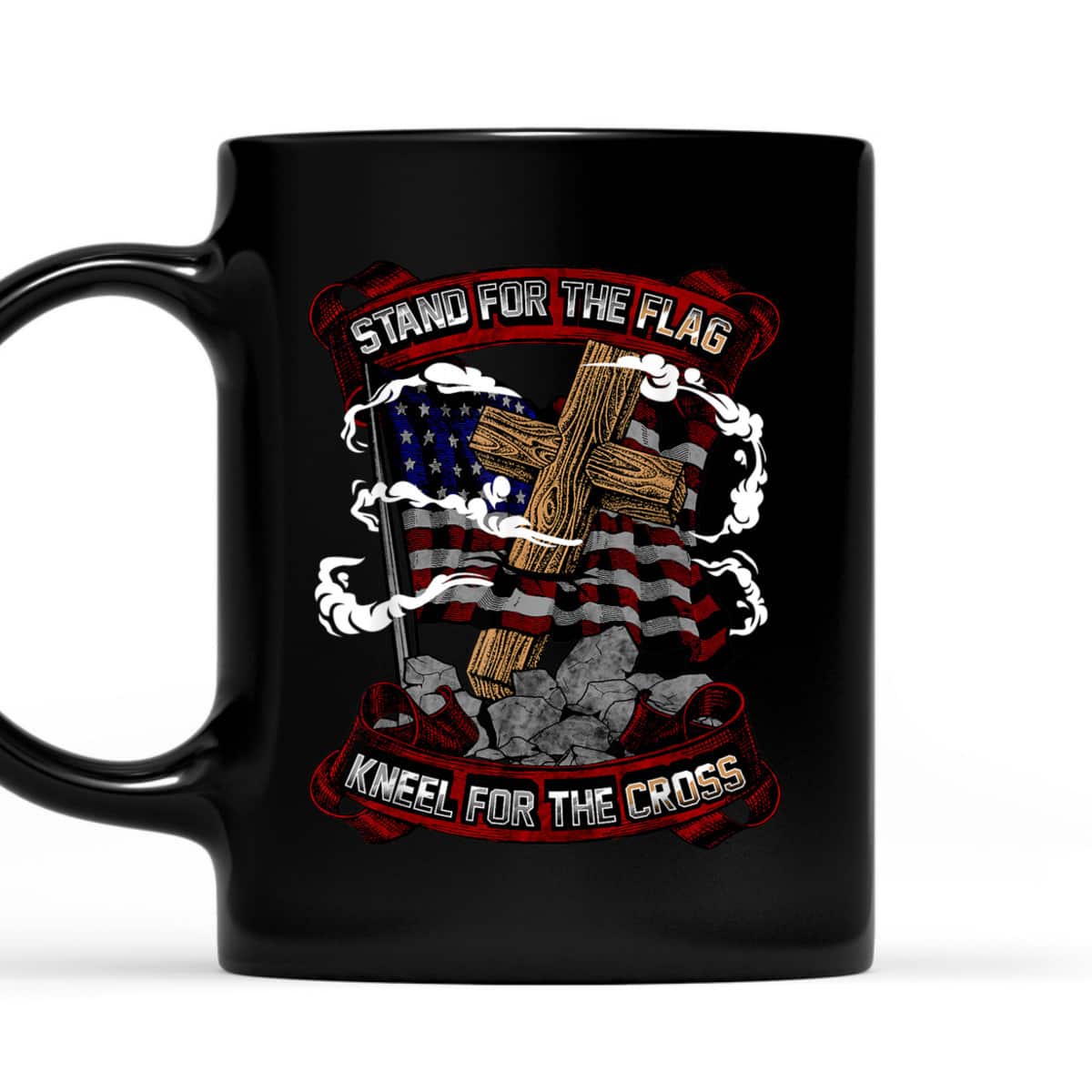 Stand For The Flag Kneel For The Cross Veterans Day T-Shirt Stand For The Flag Kneel For The Cross Veterans Day T-Shirt