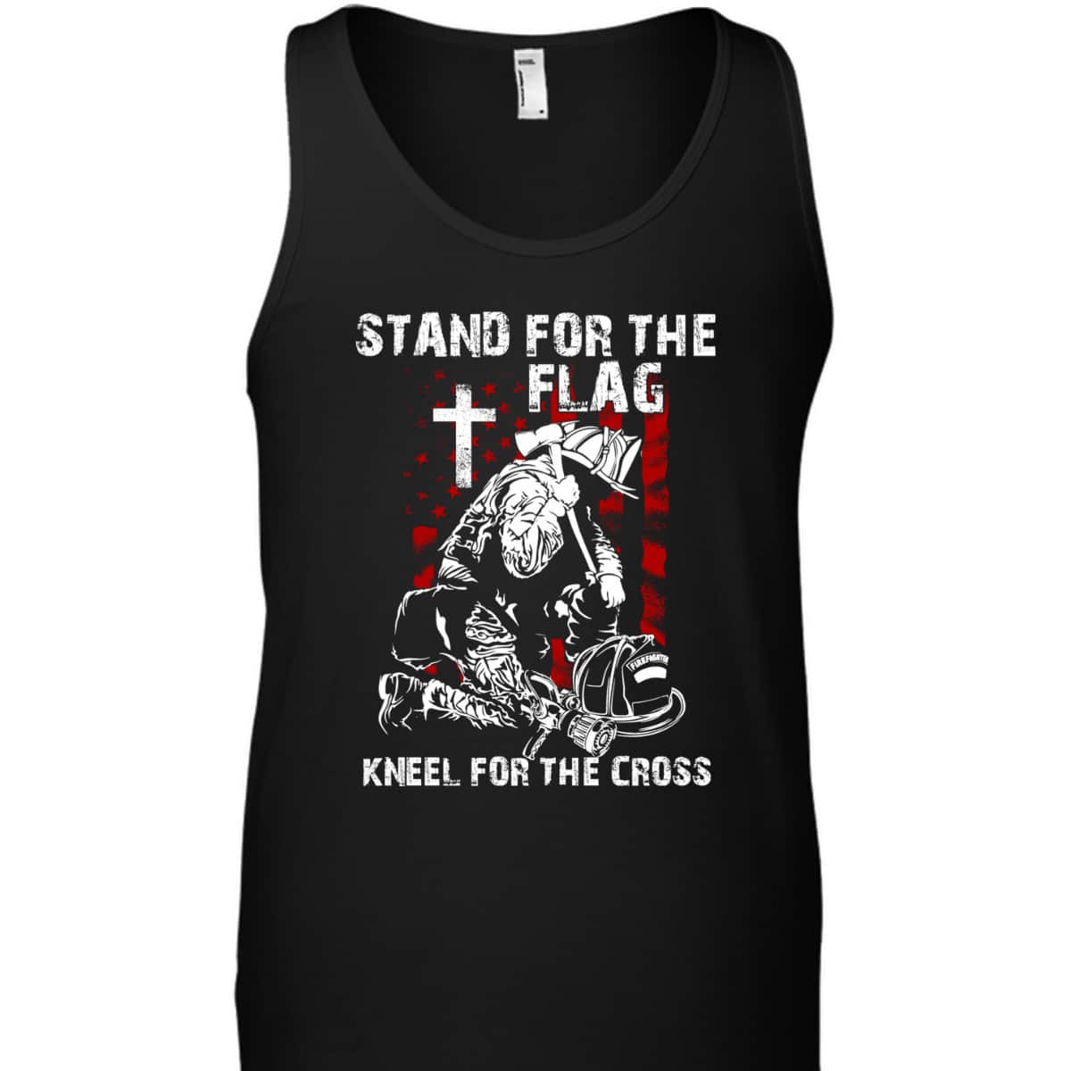 USA Flag T-Shirt I Stand For The Flag Kneel For The Cross USA Flag T-Shirt I Stand For The Flag Kneel For The Cross