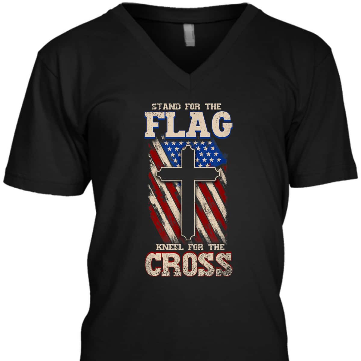 Stand For The Flag Kneel For The Cross Military T-Shirt Veterans Day Gift Stand For The Flag Kneel For The Cross Military T-Shirt Veterans Day Gift
