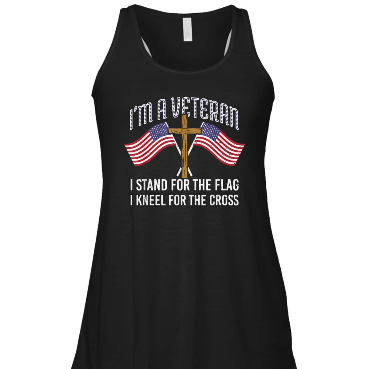 American Patriot T-Shirt I'm A Veteran Stand For The Flag Kneel For The Cross American Patriot T-Shirt I'm A Veteran Stand For The Flag Kneel For The Cross