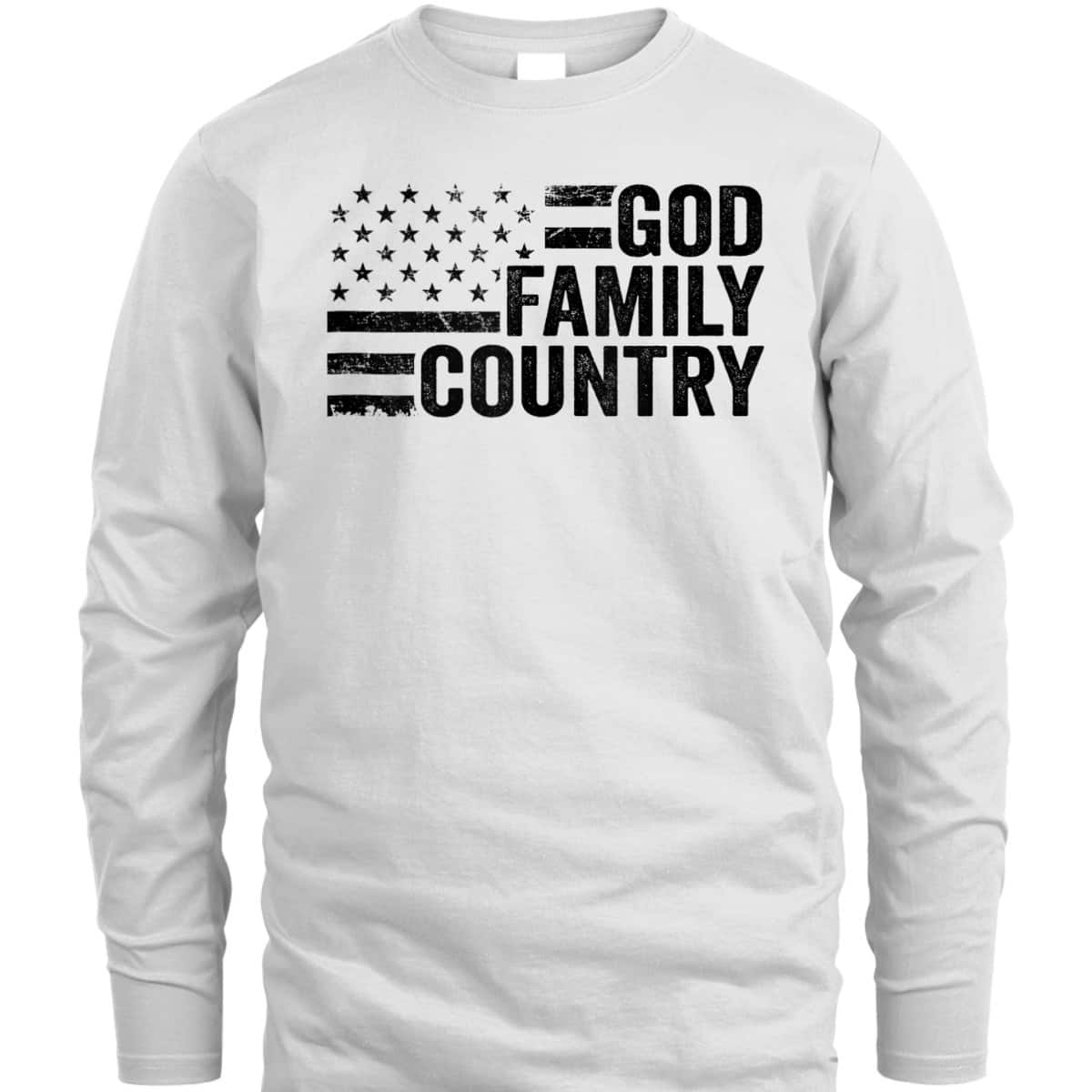 God Family Country T-Shirt USA Patriotic American Flag Independence Day 4th Of July Gift God Family Country T-Shirt USA Patriotic American Flag Independence Day 4th Of July Gift