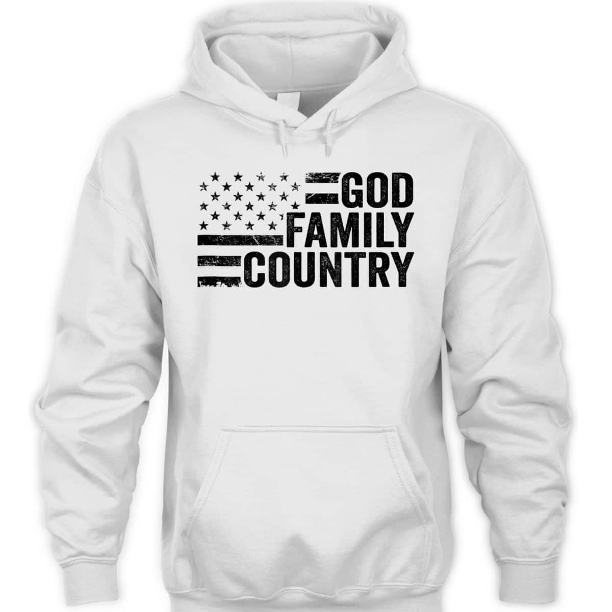 God Family Country T-Shirt USA Patriotic American Flag Independence Day 4th Of July Gift God Family Country T-Shirt USA Patriotic American Flag Independence Day 4th Of July Gift