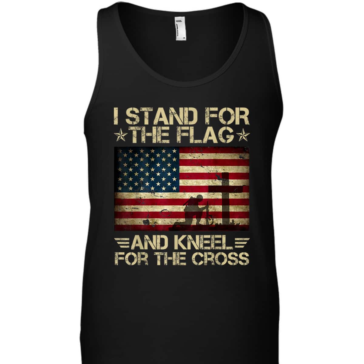I Stand For The Flag Kneel For The Cross Memorial Day T-Shirt Veterans Day Gift I Stand For The Flag Kneel For The Cross Memorial Day T-Shirt Veterans Day Gift