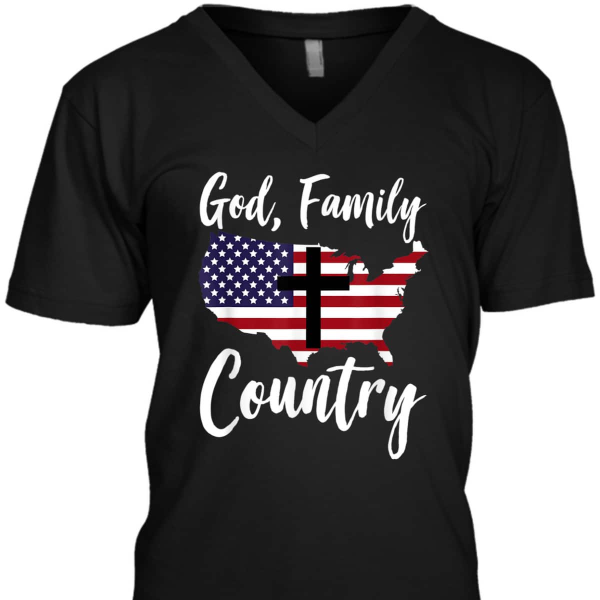 God Family Country Christian American US Flag Independence Day T-Shirt 4th Of July Gift God Family Country Christian American US Flag Independence Day T-Shirt 4th Of July Gift