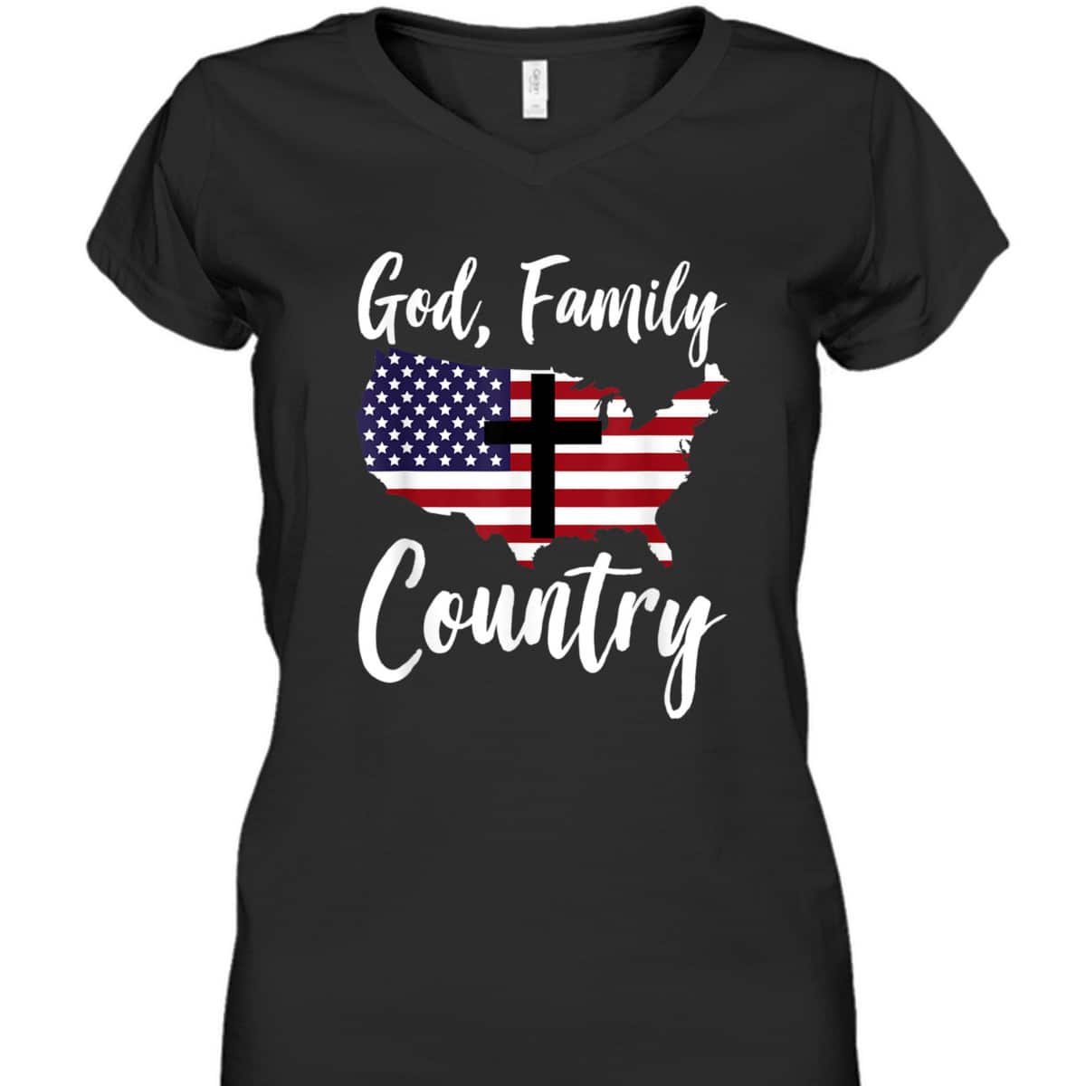 God Family Country Christian American US Flag Independence Day T-Shirt 4th Of July Gift God Family Country Christian American US Flag Independence Day T-Shirt 4th Of July Gift