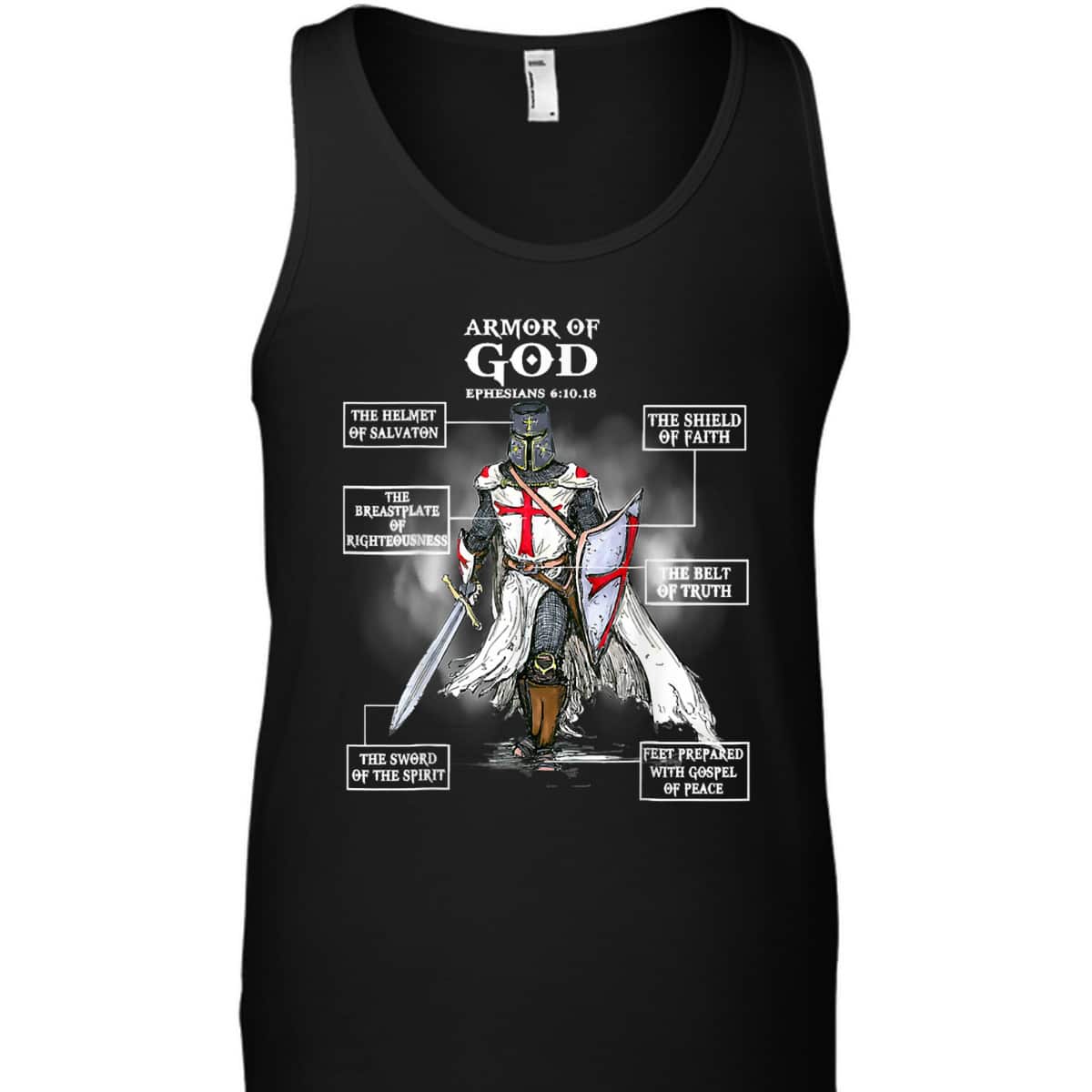 Armor Of God T-Shirt Bible Verse Ephesians 611 Christian Gift Armor Of God T-Shirt Bible Verse Ephesians 611 Christian Gift